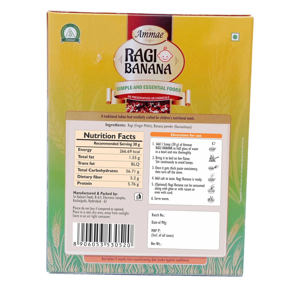 Ragi Banana, 200g