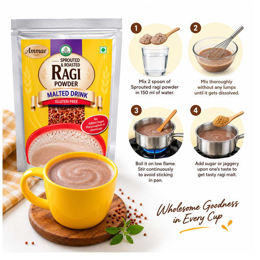 Sprouted Ragi Powder, 300g