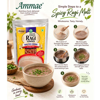 Sprouted Ragi Powder, 300g