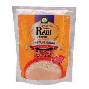 Sprouted Ragi Powder, 300g, Pack of 2