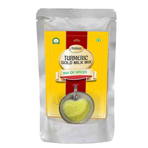 Ammae Turmeric Gold Milk Mix | Pulses and Spice Mixes - Ammae Foods India