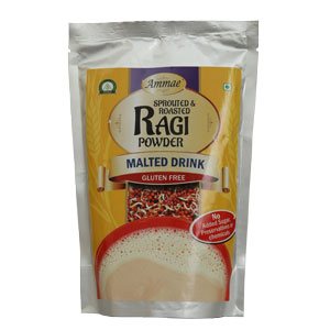 Ammae Sprouted Ragi Powder strawberry porridge